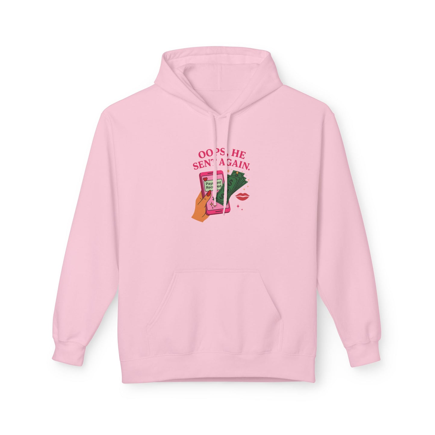 Oops he sent again - Women's comfy fleece hoodie