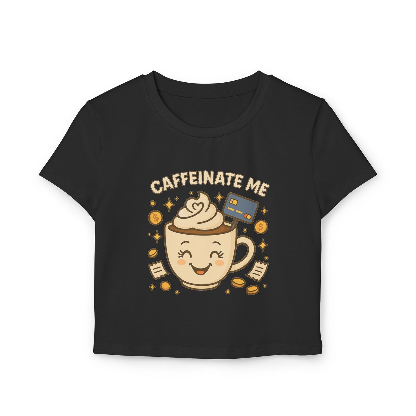 Caffeinate me - Women's Baby Tee