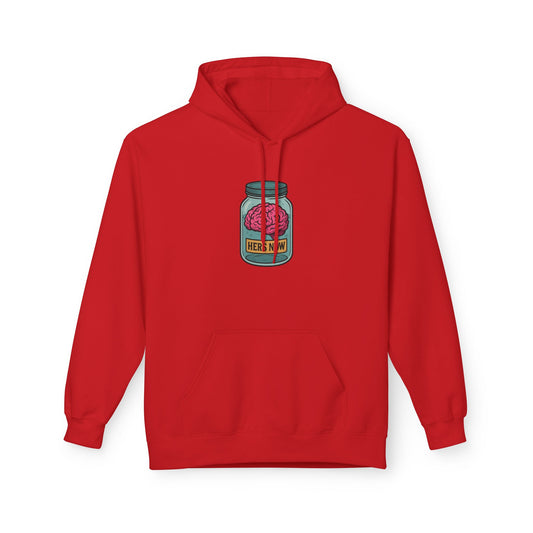 Brain in a jar - Women's comfy fleece hoodie