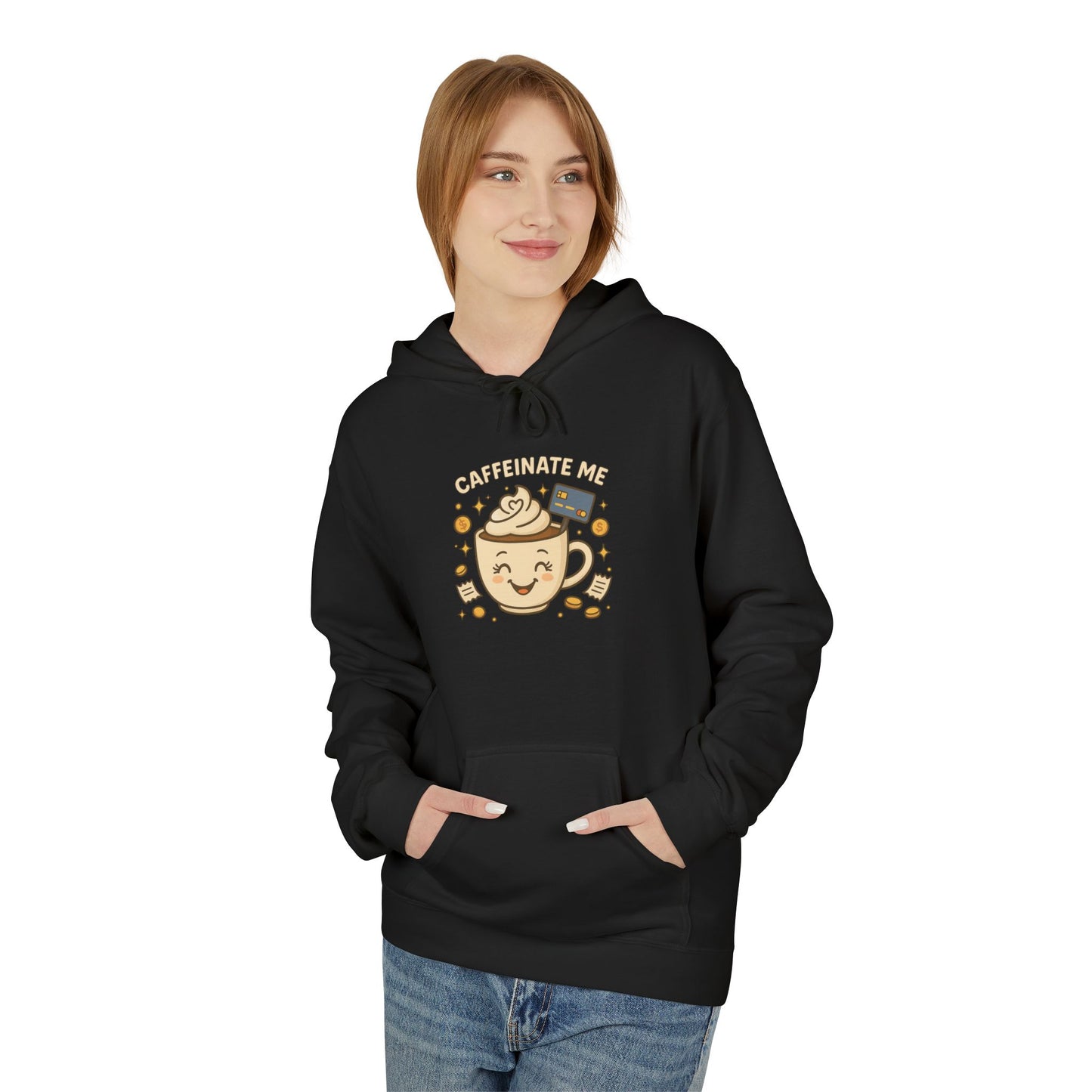 Caffeinate me - Women's comfy fleece hoodie