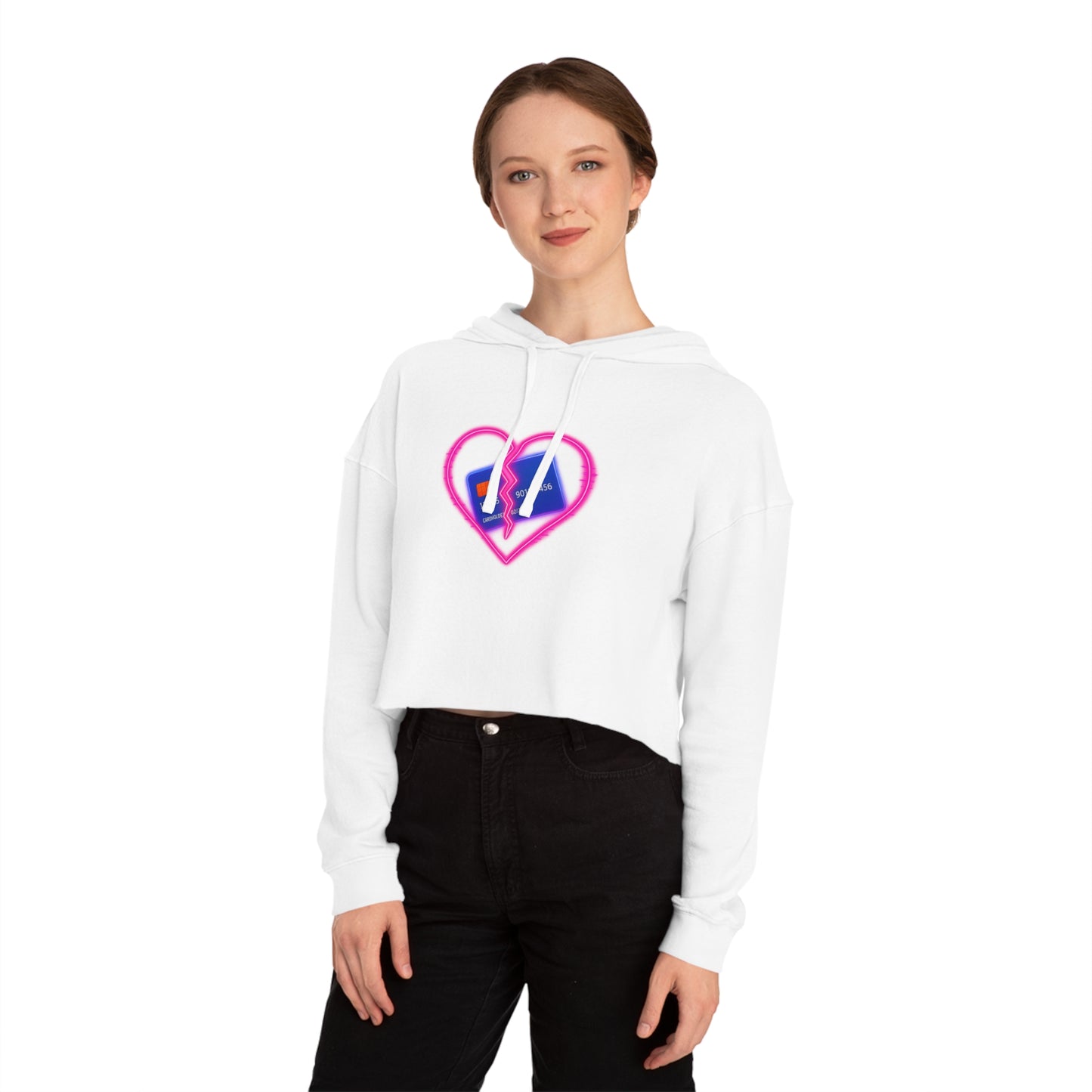 Heartbreaker - Cropped Hooded Sweatshirt
