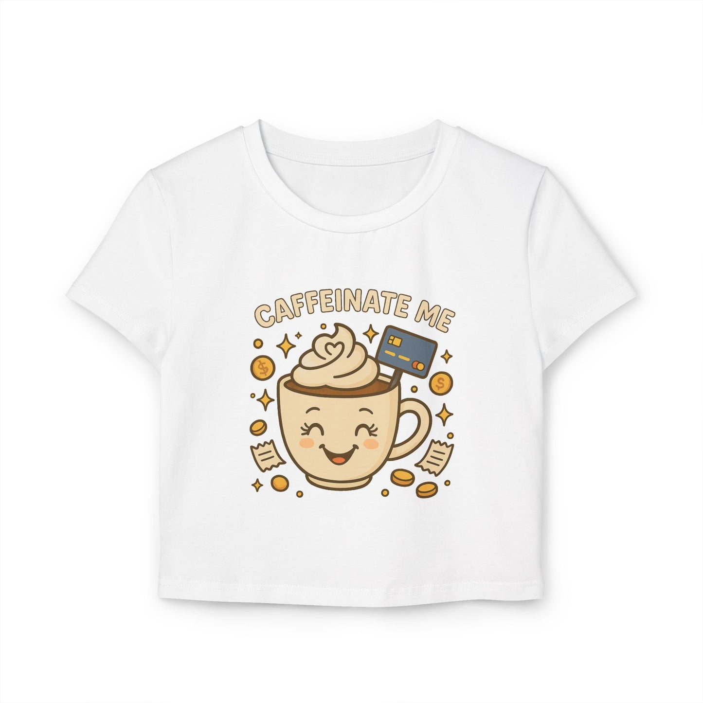 Caffeinate me - Women's Baby Tee