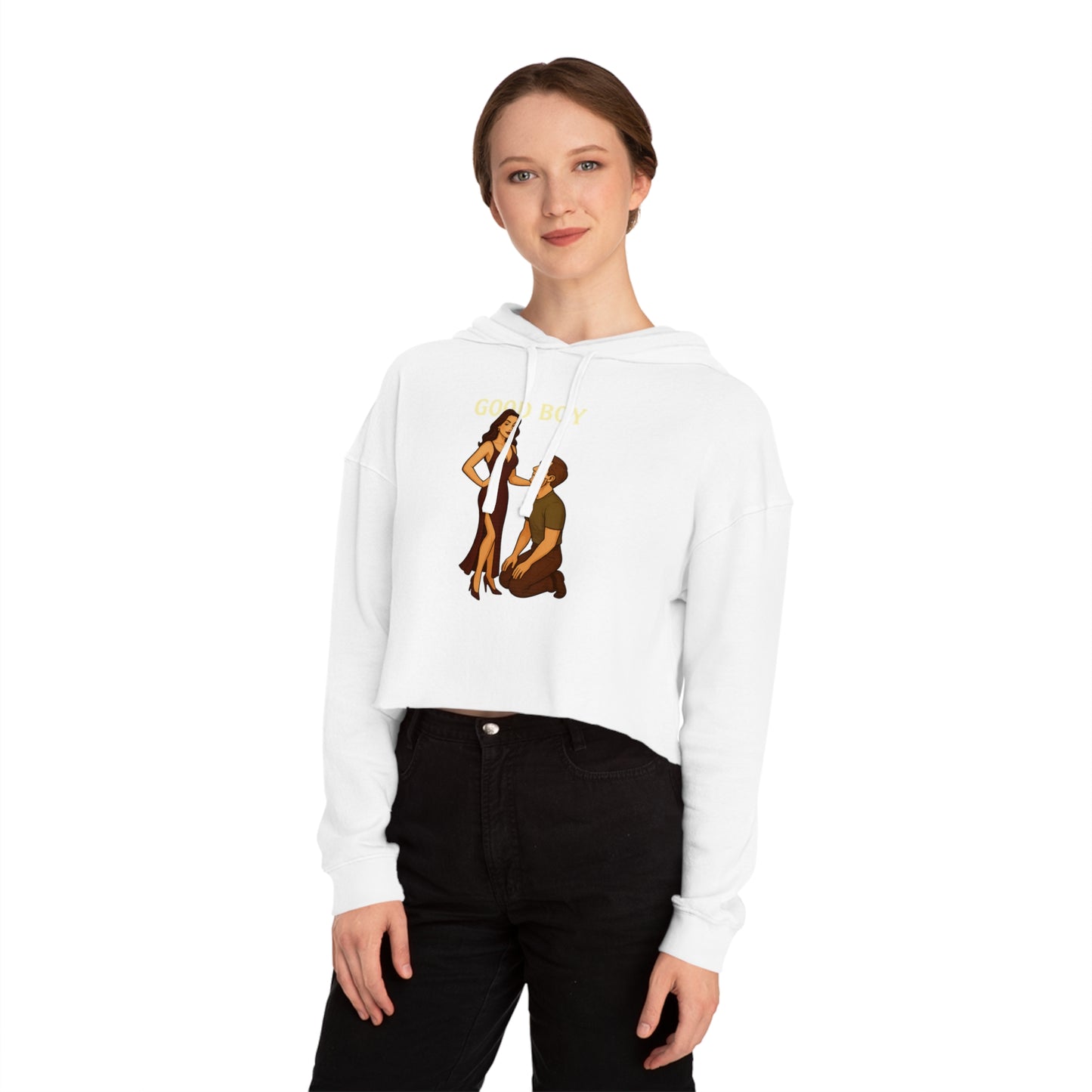 Good Boy - Cropped Hooded Sweatshirt