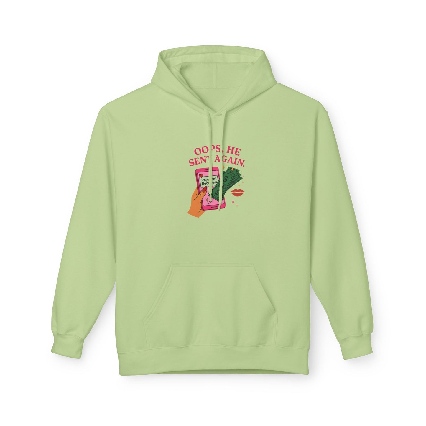 Oops he sent again - Women's comfy fleece hoodie