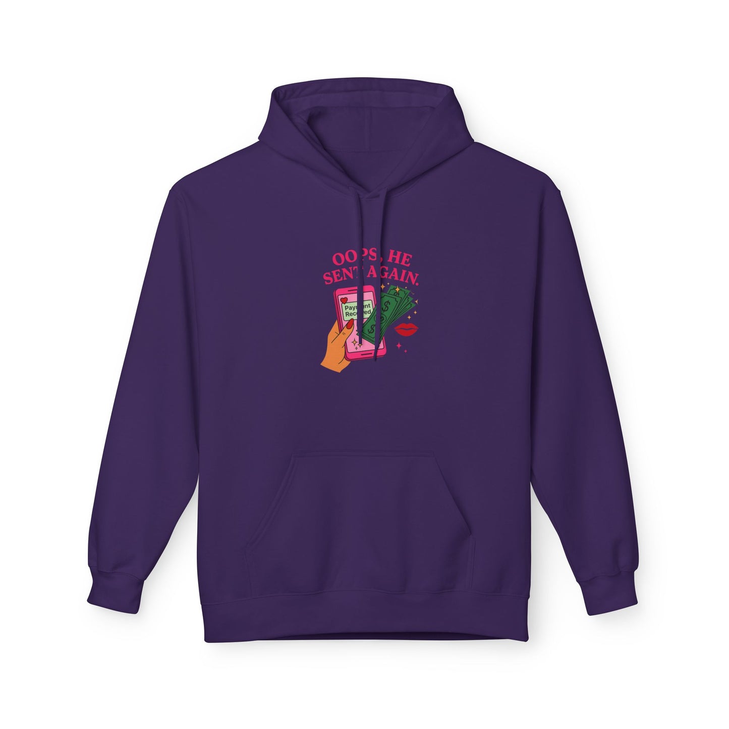 Oops he sent again - Women's comfy fleece hoodie