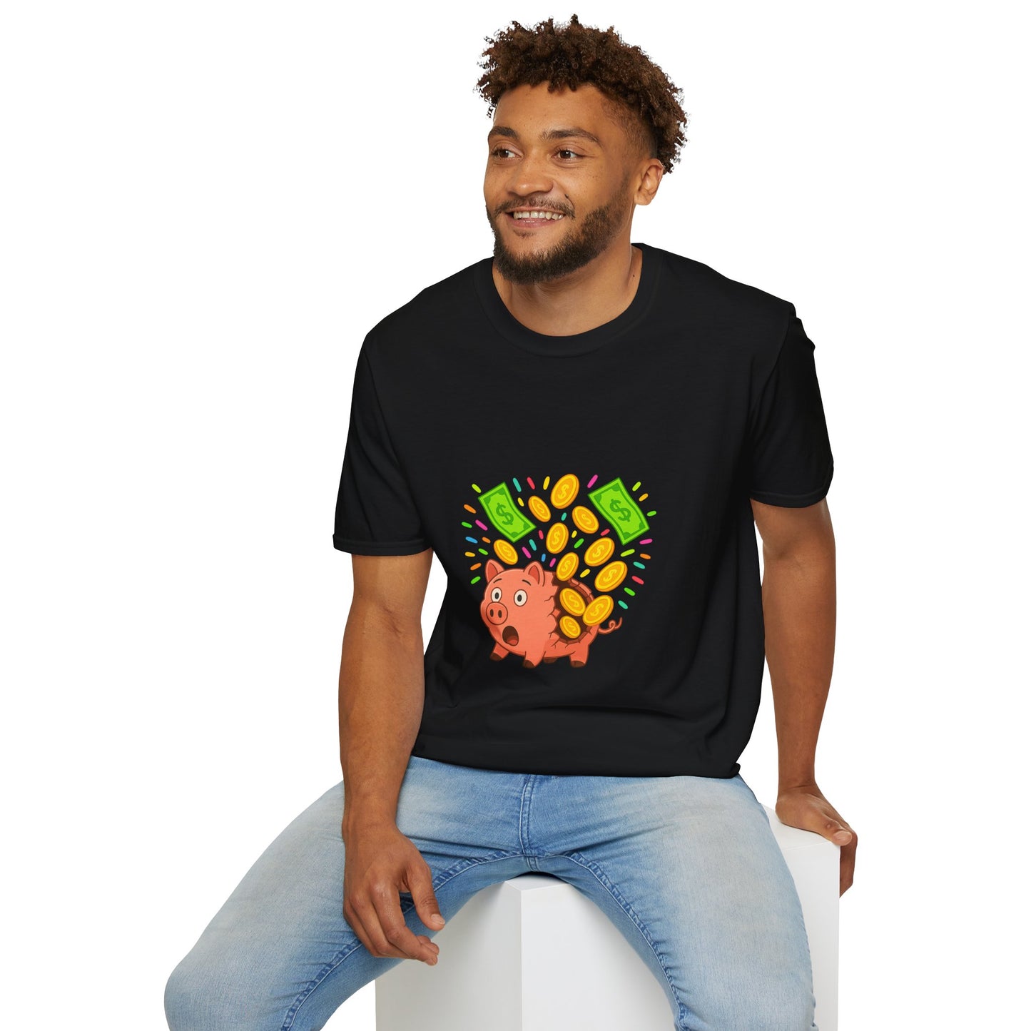 Broken Piggy Bank - Men's Tee
