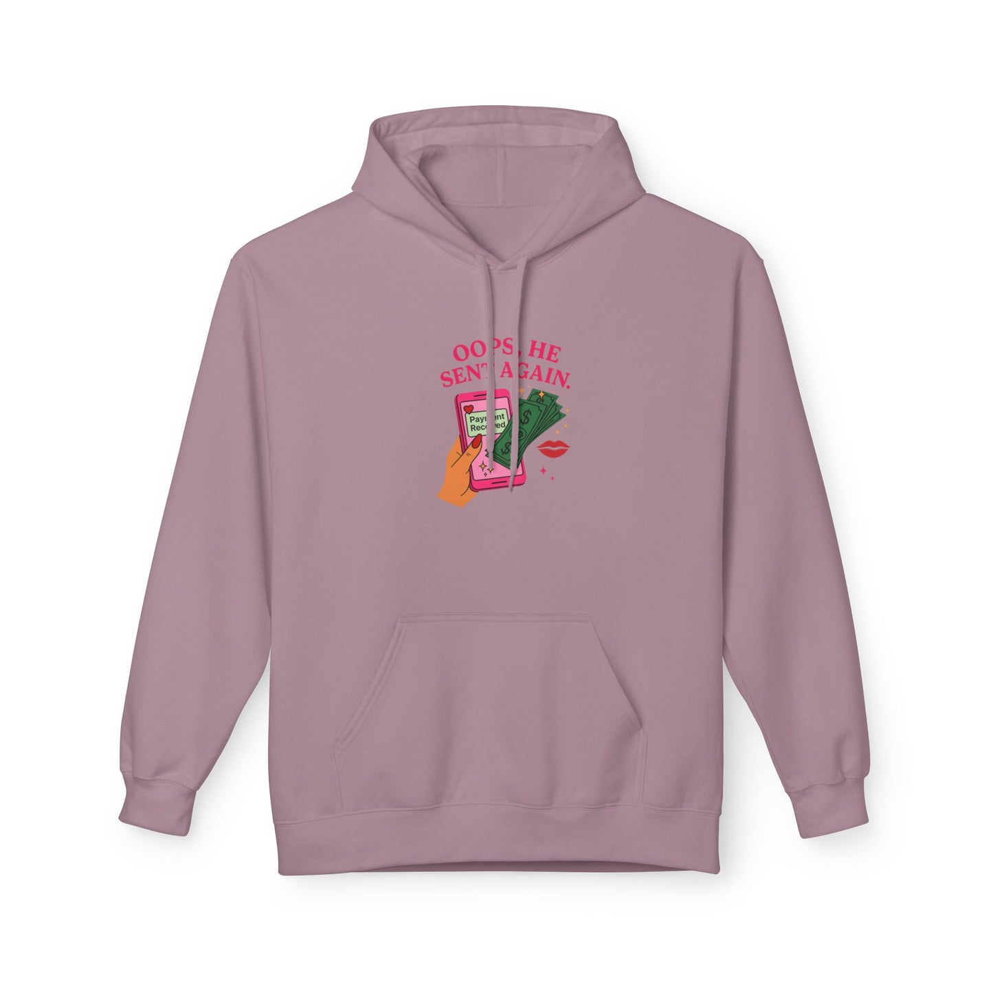 Oops he sent again - Women's comfy fleece hoodie