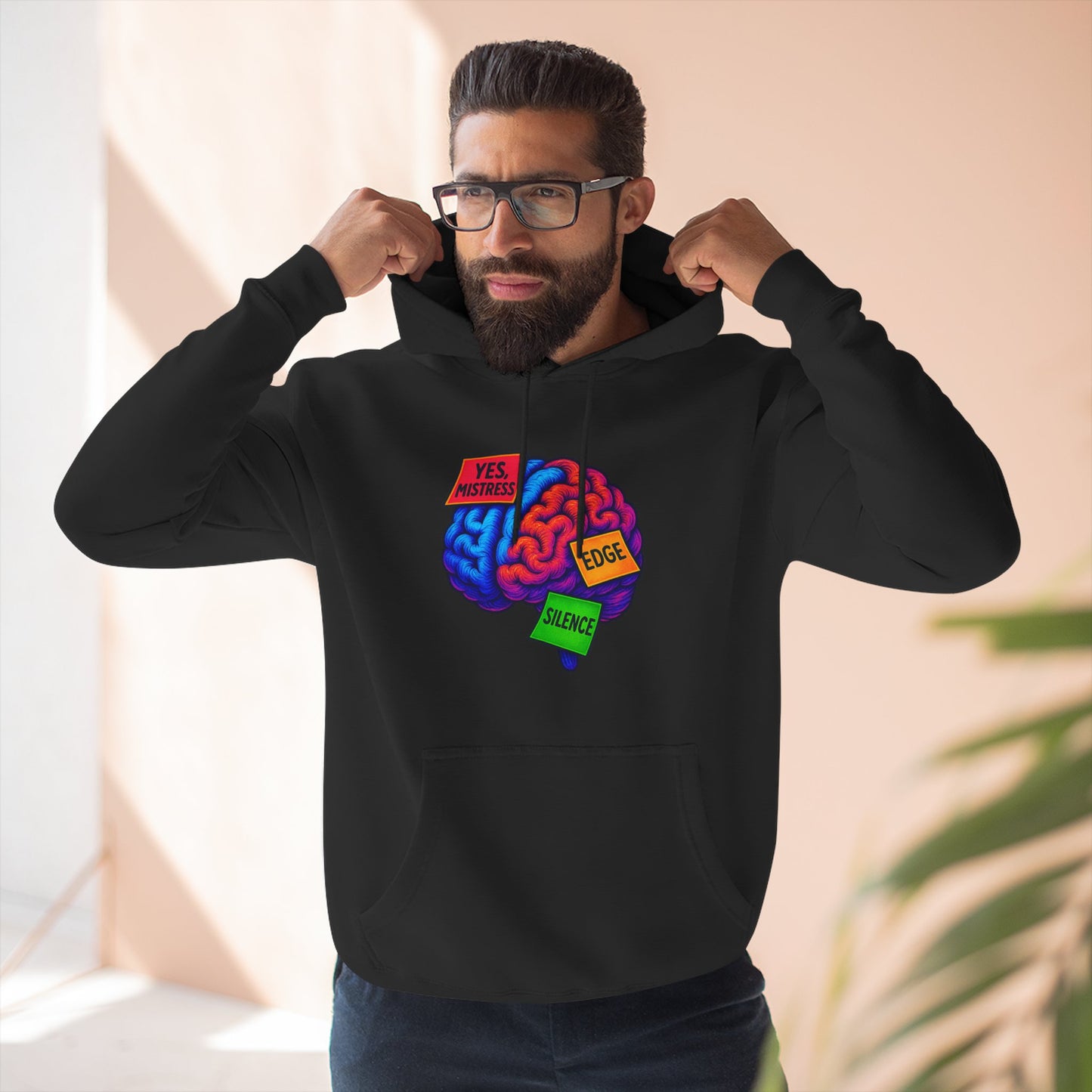 Edge, Silence, Yes Mistress - Men's Hoodie
