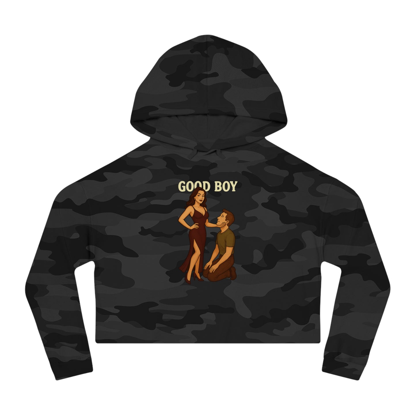 Good Boy - Cropped Hooded Sweatshirt