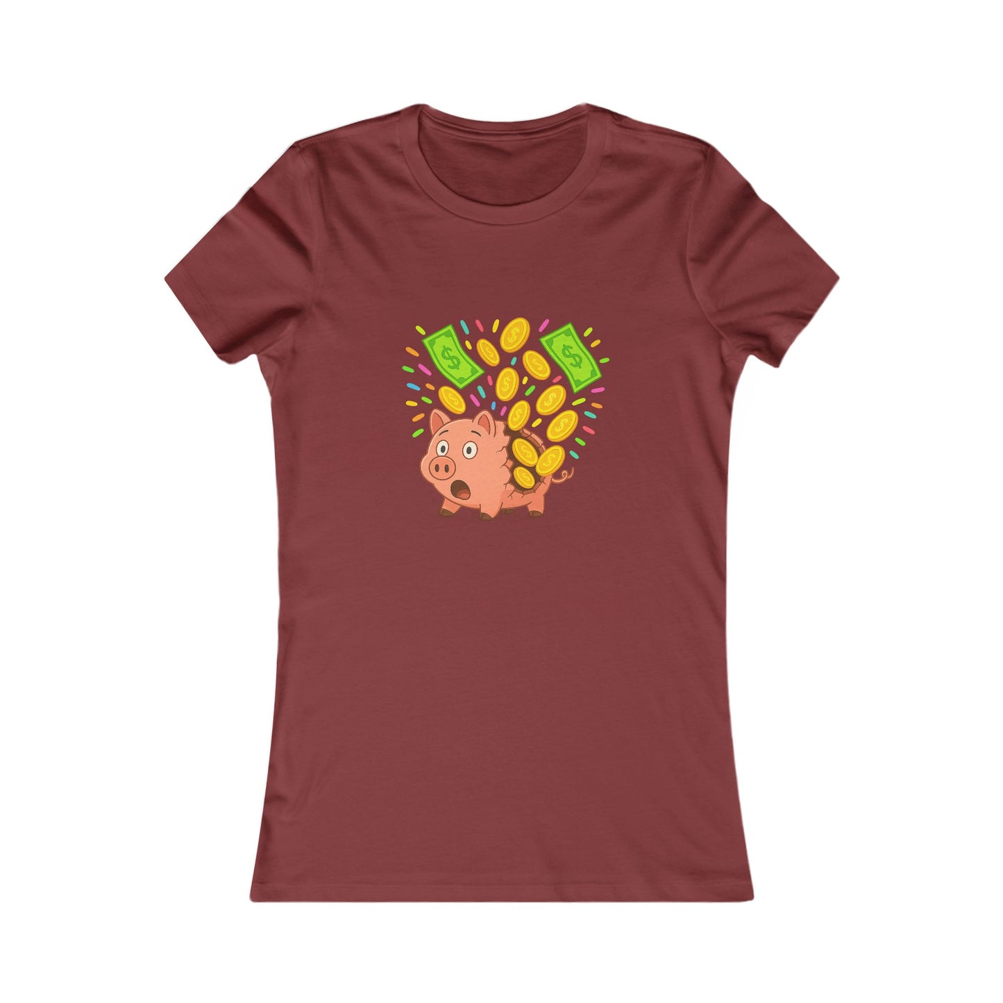 Broken Piggy Bank - Women's Graphic Tee