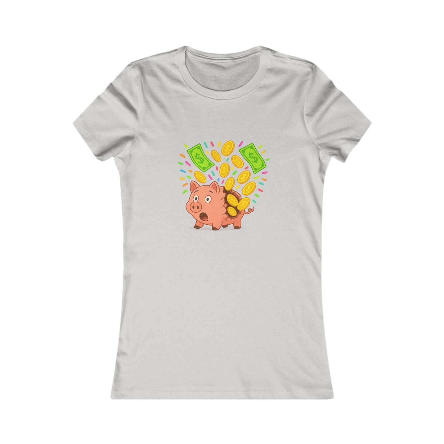 Broken Piggy Bank - Women's Graphic Tee