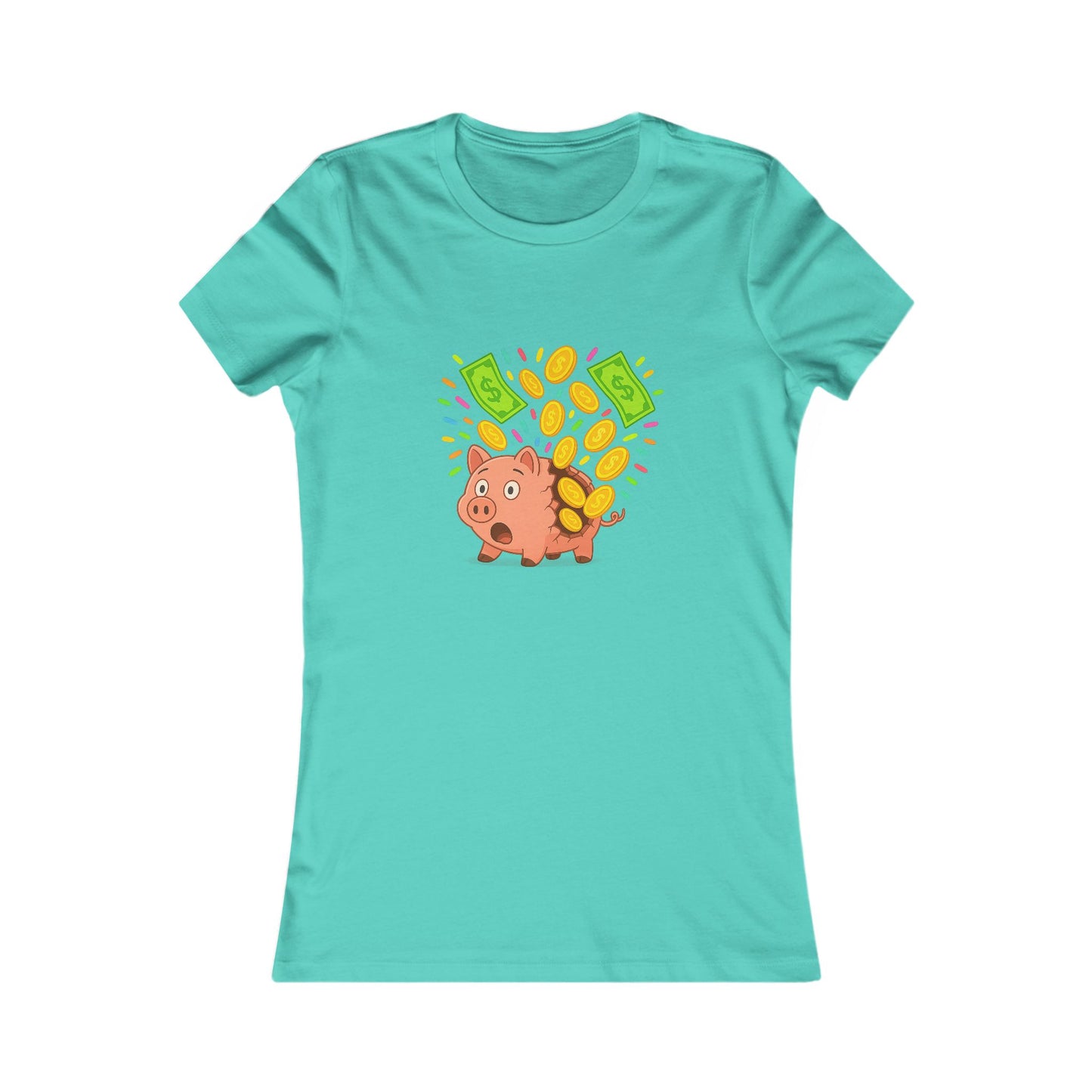 Broken Piggy Bank - Women's Graphic Tee