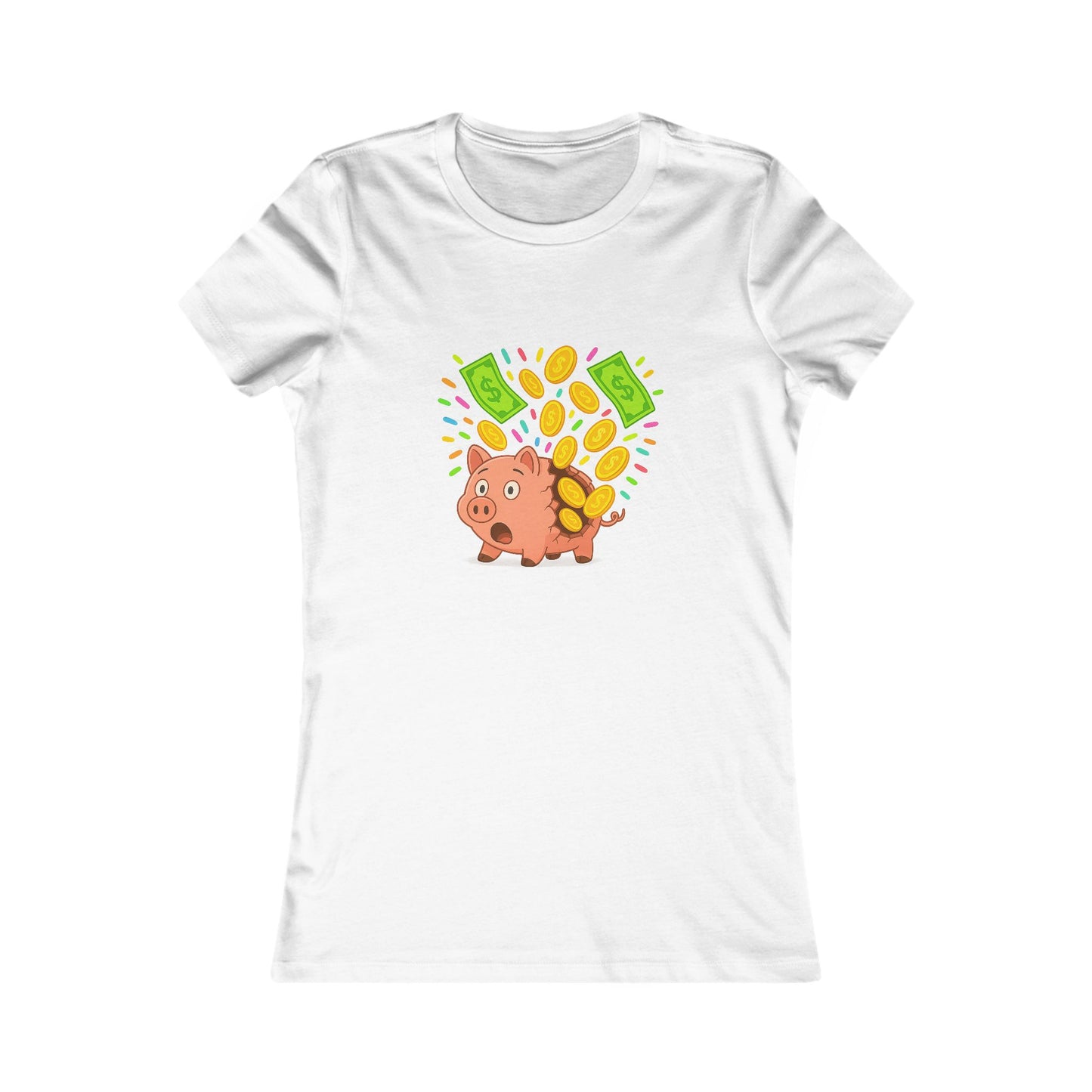 Broken Piggy Bank - Women's Graphic Tee