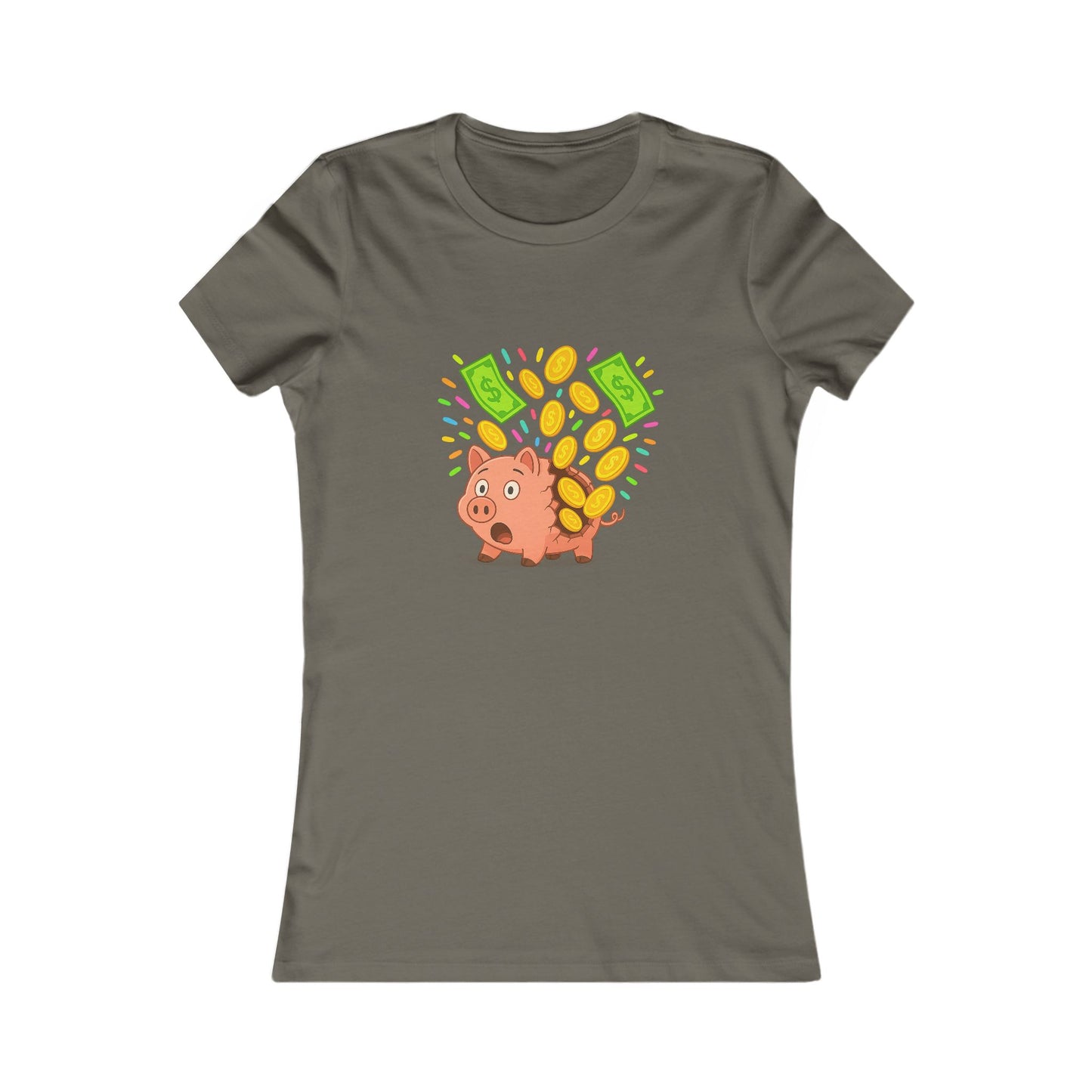 Broken Piggy Bank - Women's Graphic Tee