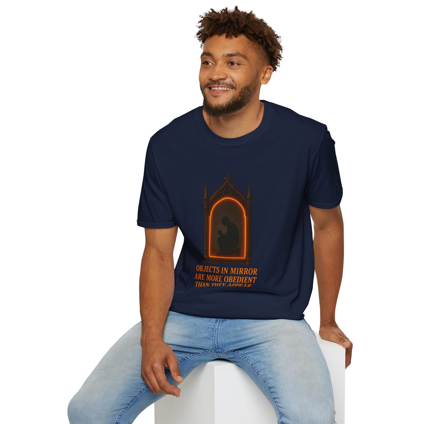 Objects in mirror are more obedient than they appear - Men's Tee