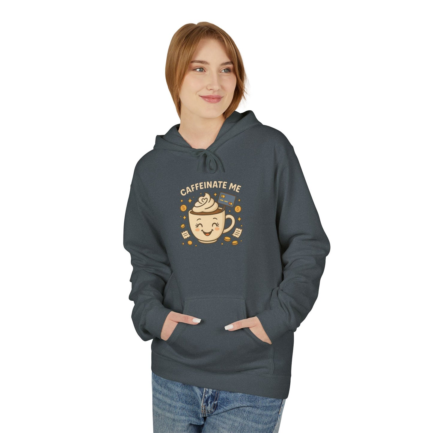 Caffeinate me - Women's comfy fleece hoodie