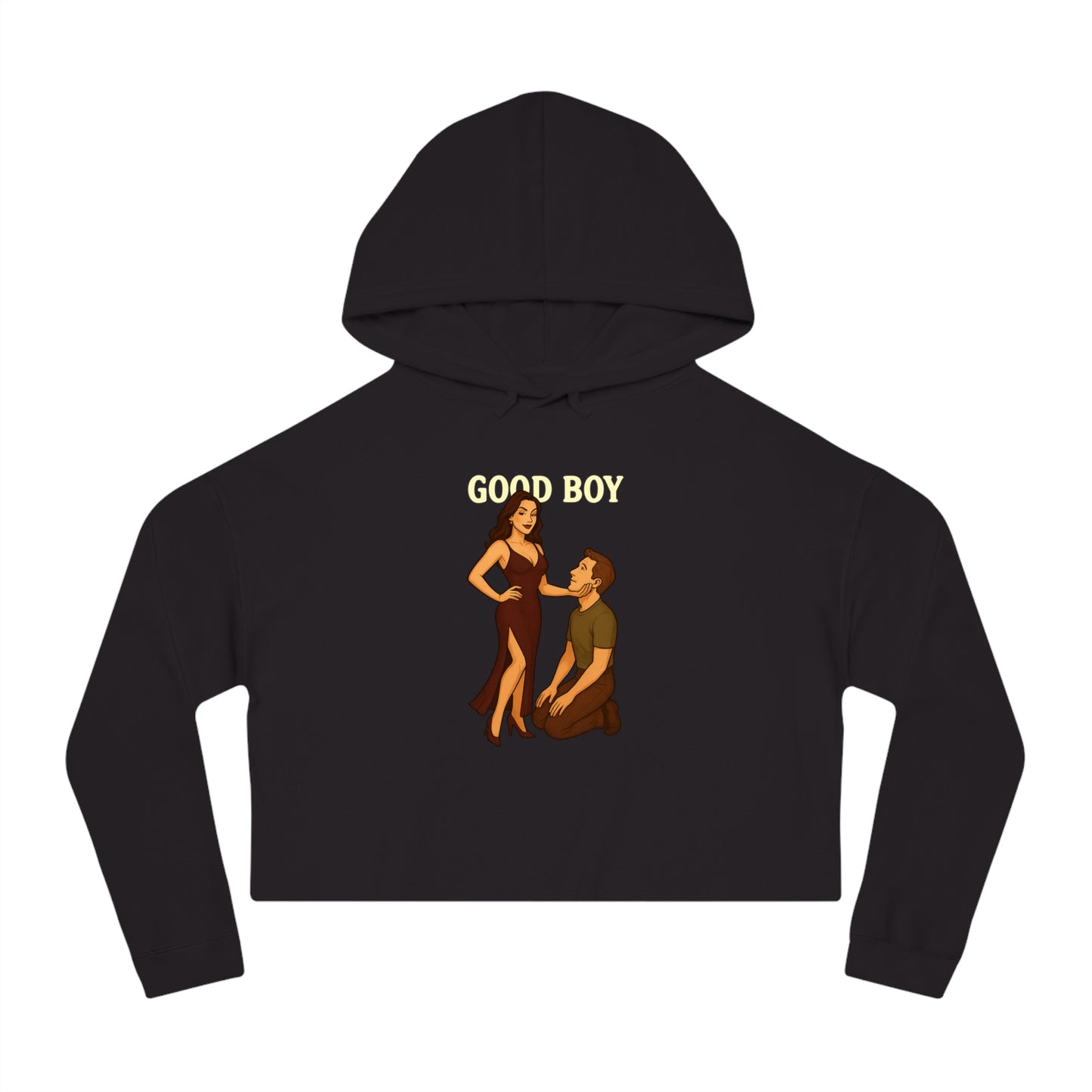 Good Boy - Cropped Hooded Sweatshirt