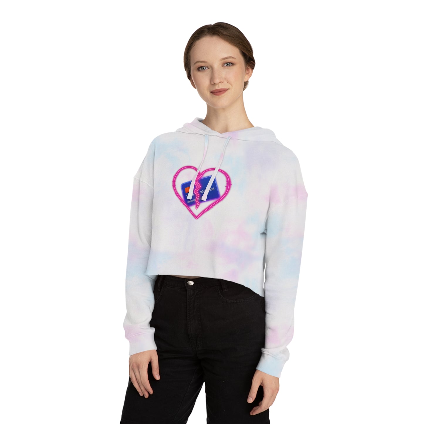 Heartbreaker - Cropped Hooded Sweatshirt