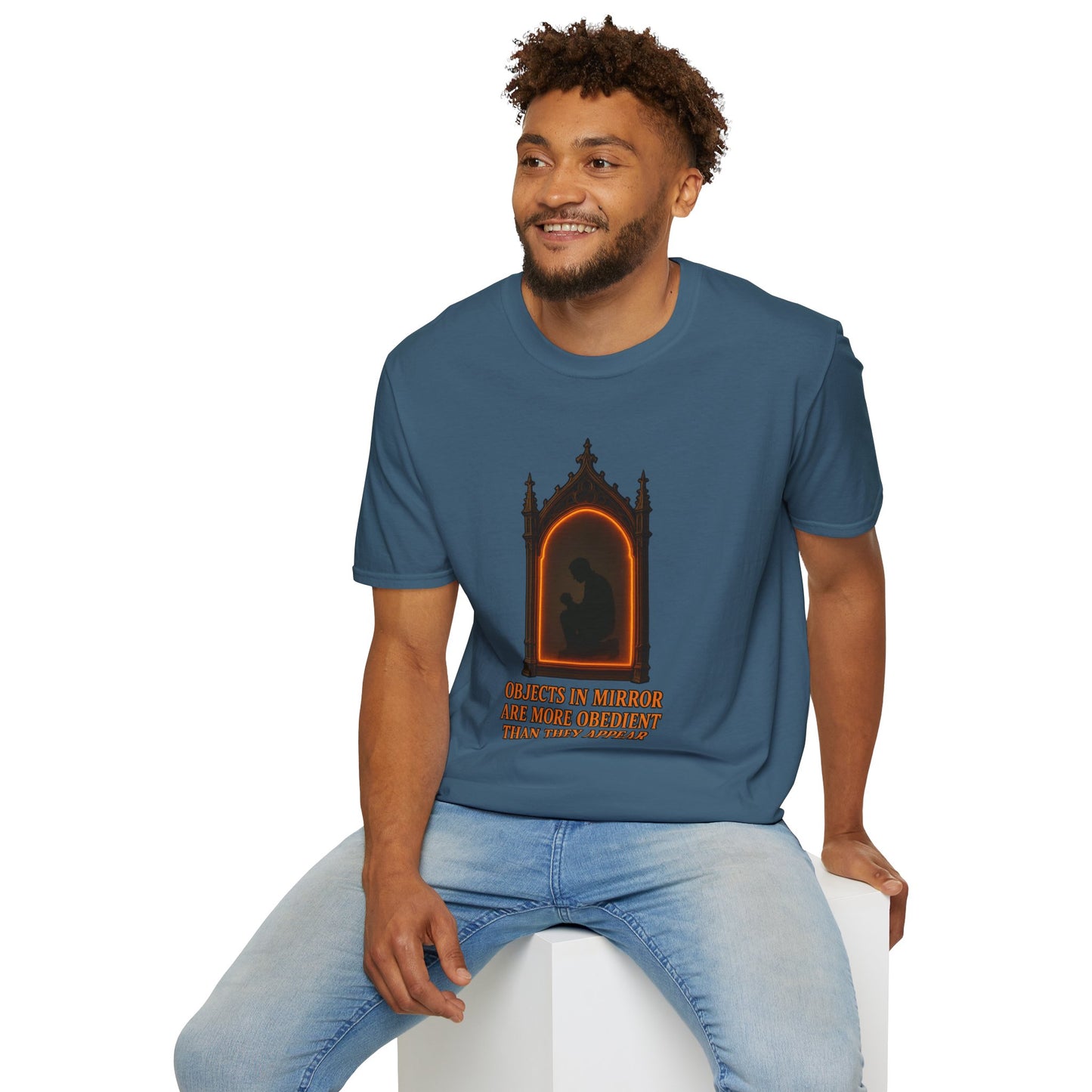 Objects in mirror are more obedient than they appear - Men's Tee