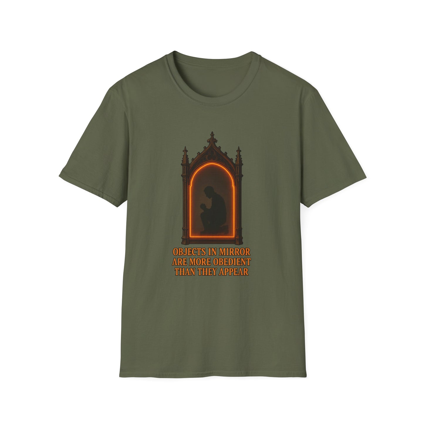 Objects in mirror are more obedient than they appear - Men's Tee