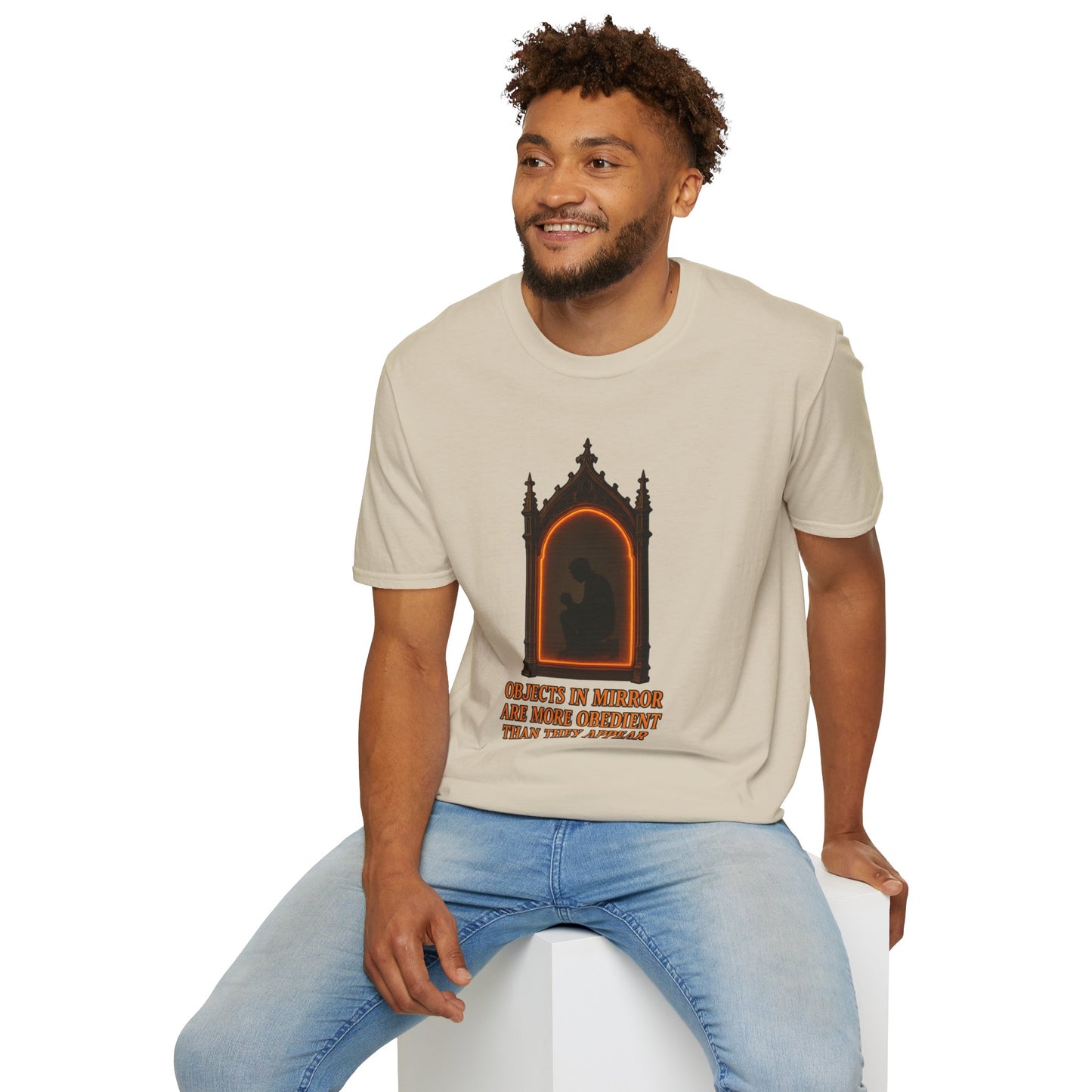 Objects in mirror are more obedient than they appear - Men's Tee