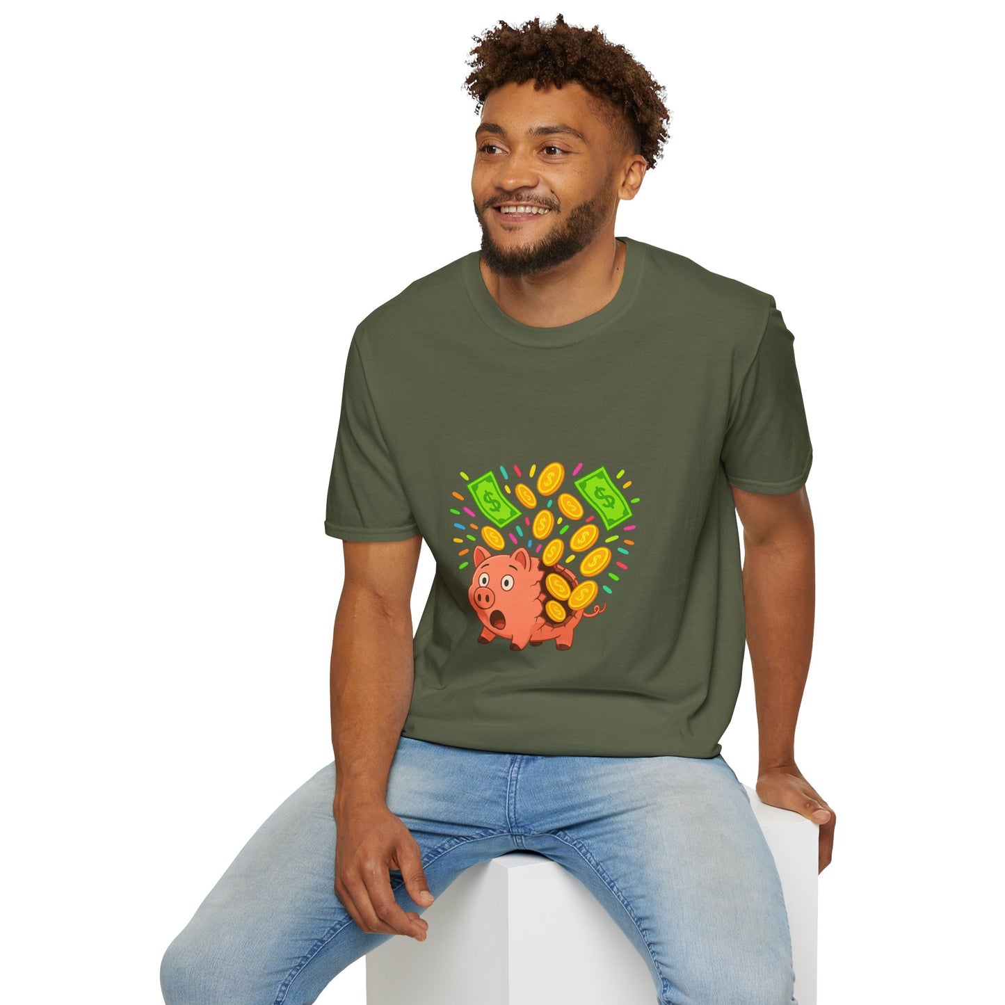 Broken Piggy Bank - Men's Tee