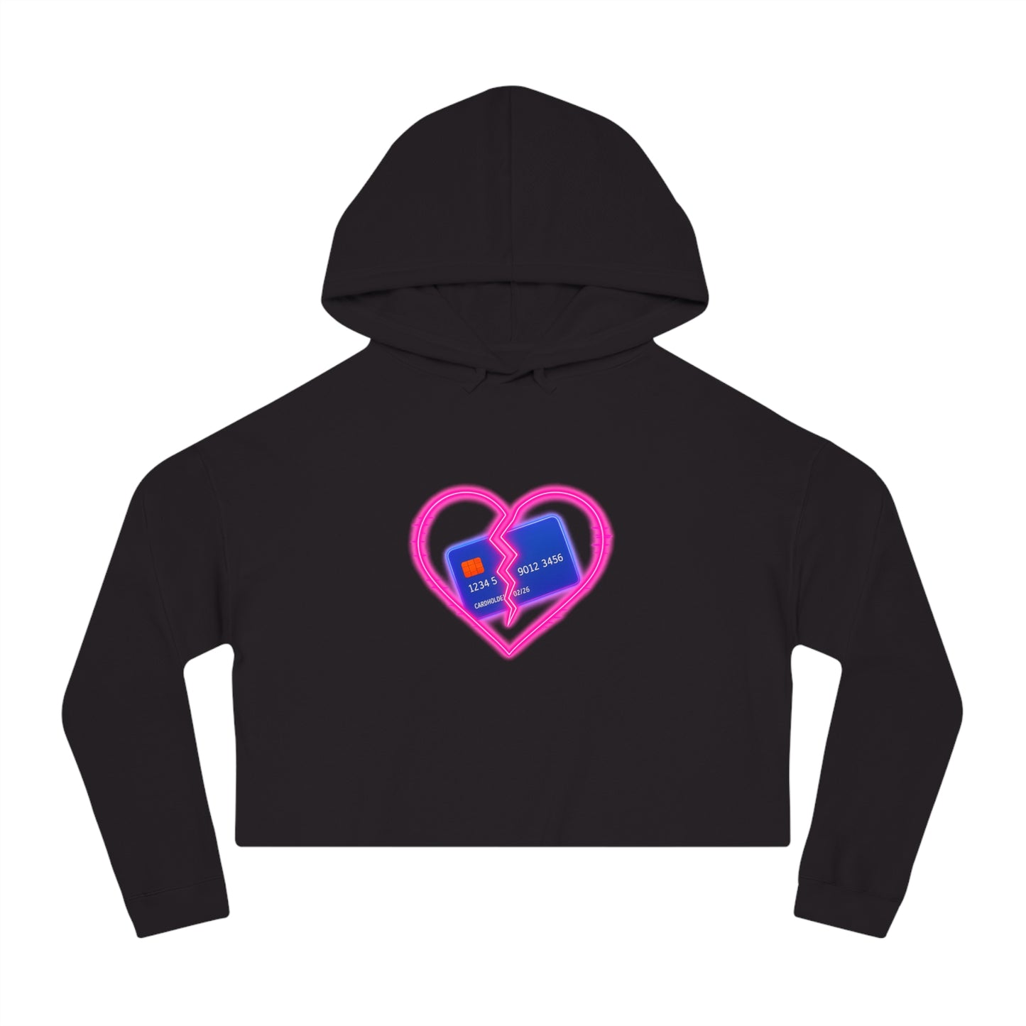 Heartbreaker - Cropped Hooded Sweatshirt