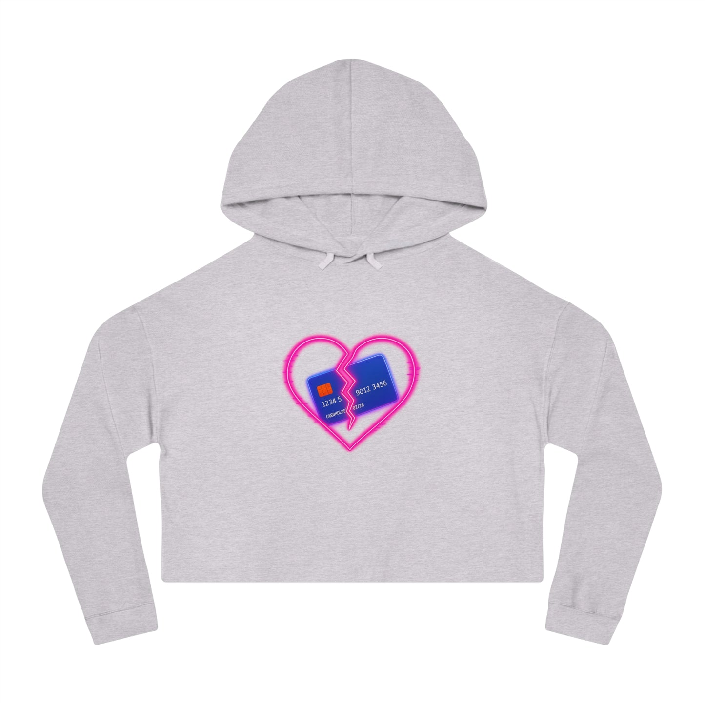 Heartbreaker - Cropped Hooded Sweatshirt