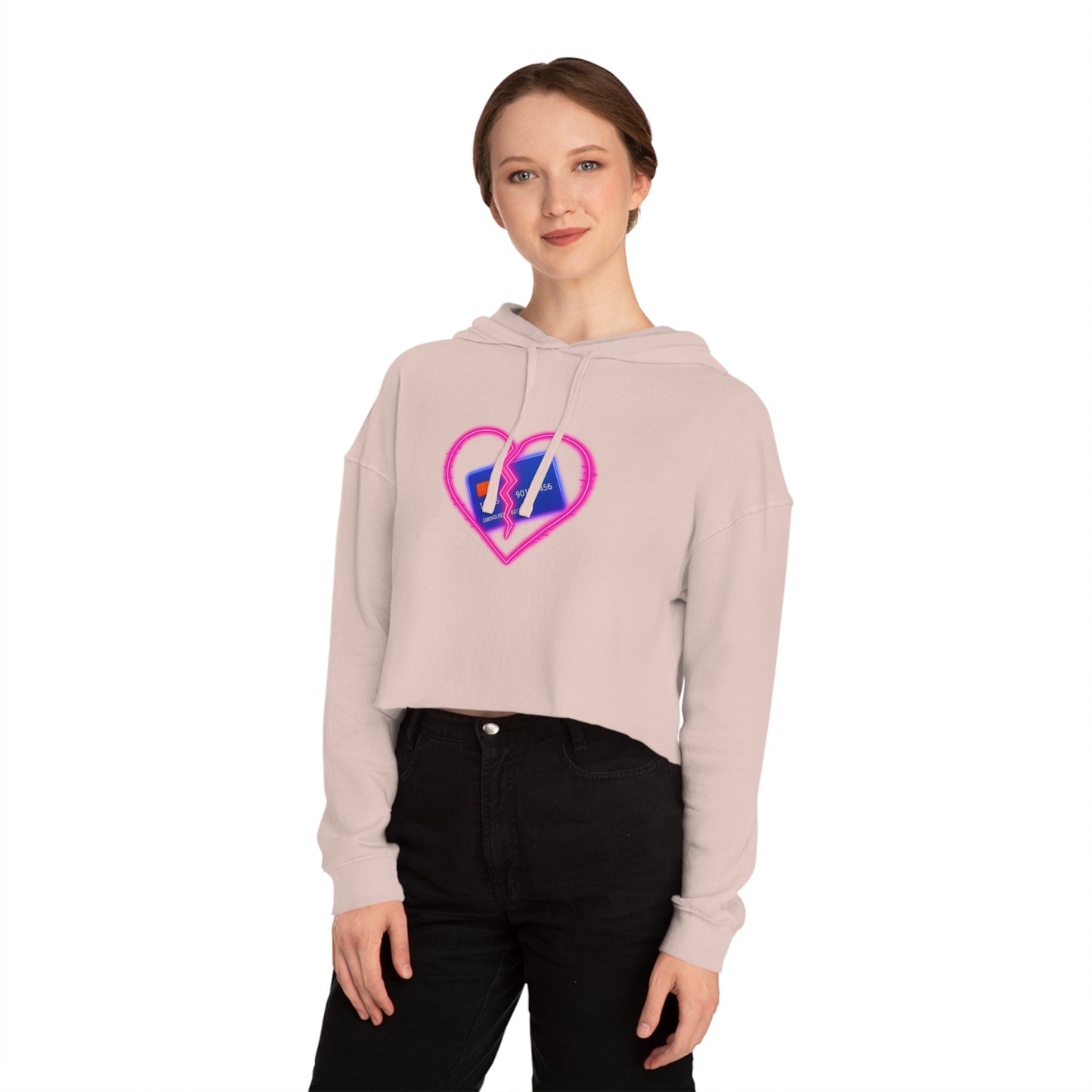 Heartbreaker - Cropped Hooded Sweatshirt