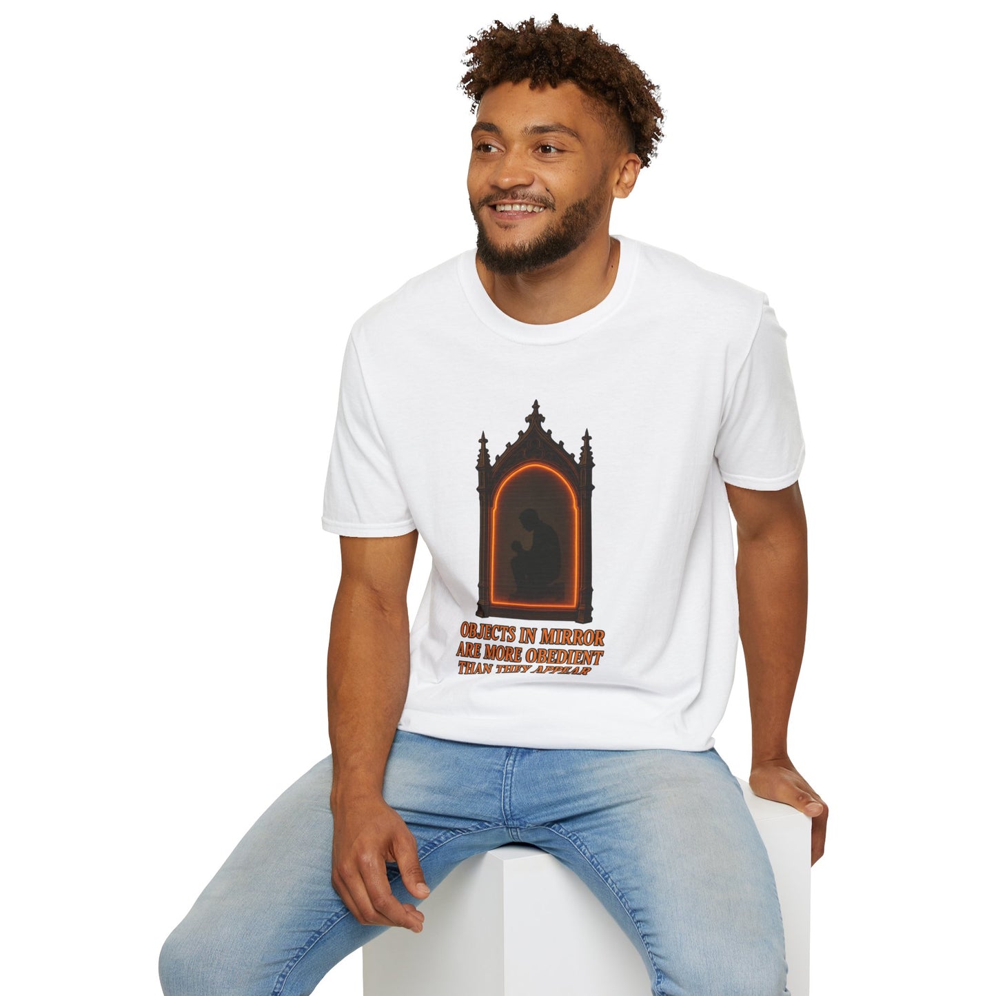 Objects in mirror are more obedient than they appear - Men's Tee