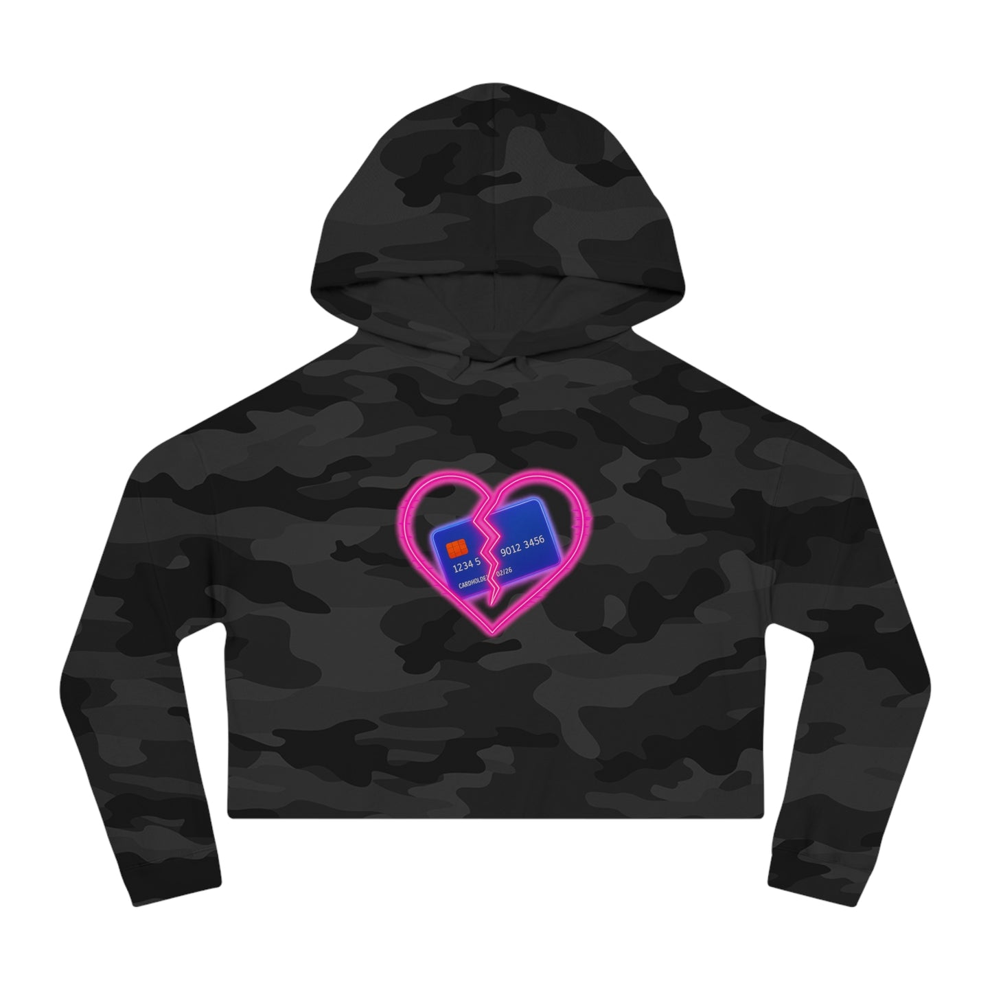 Heartbreaker - Cropped Hooded Sweatshirt