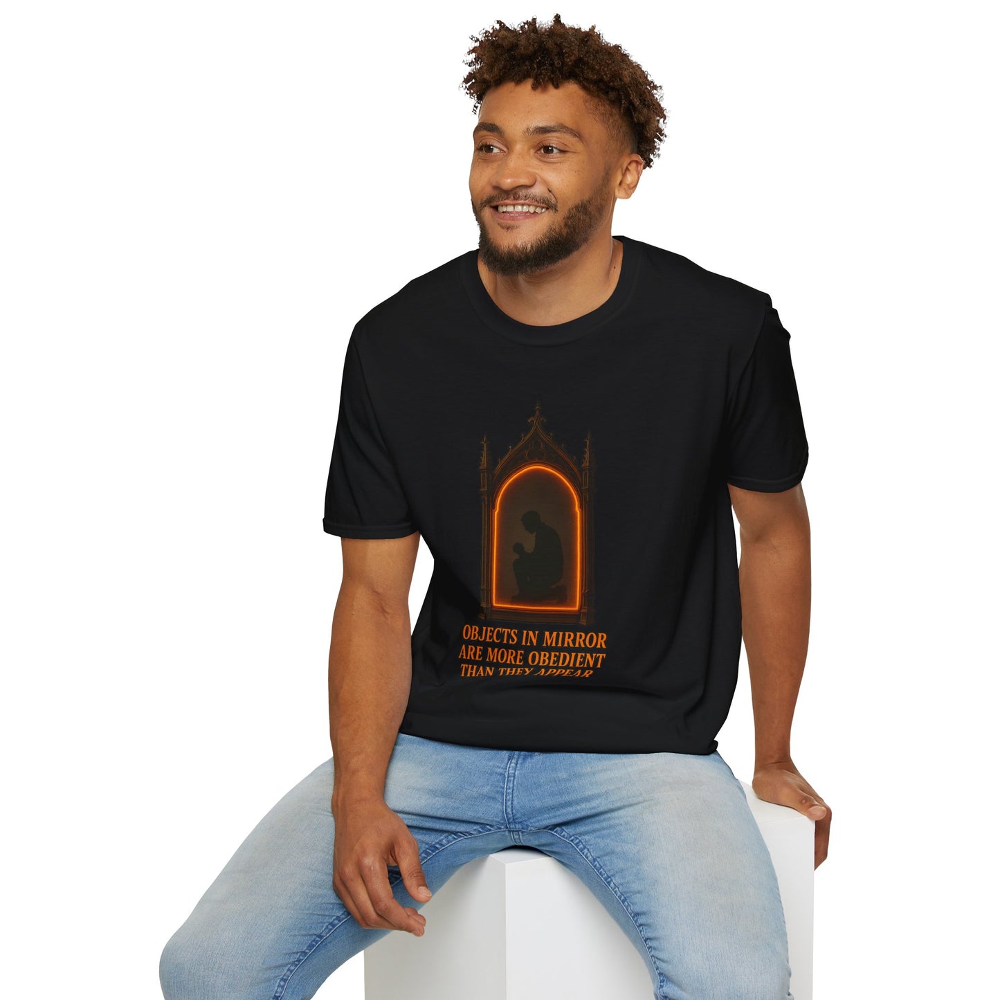 Objects in mirror are more obedient than they appear - Men's Tee