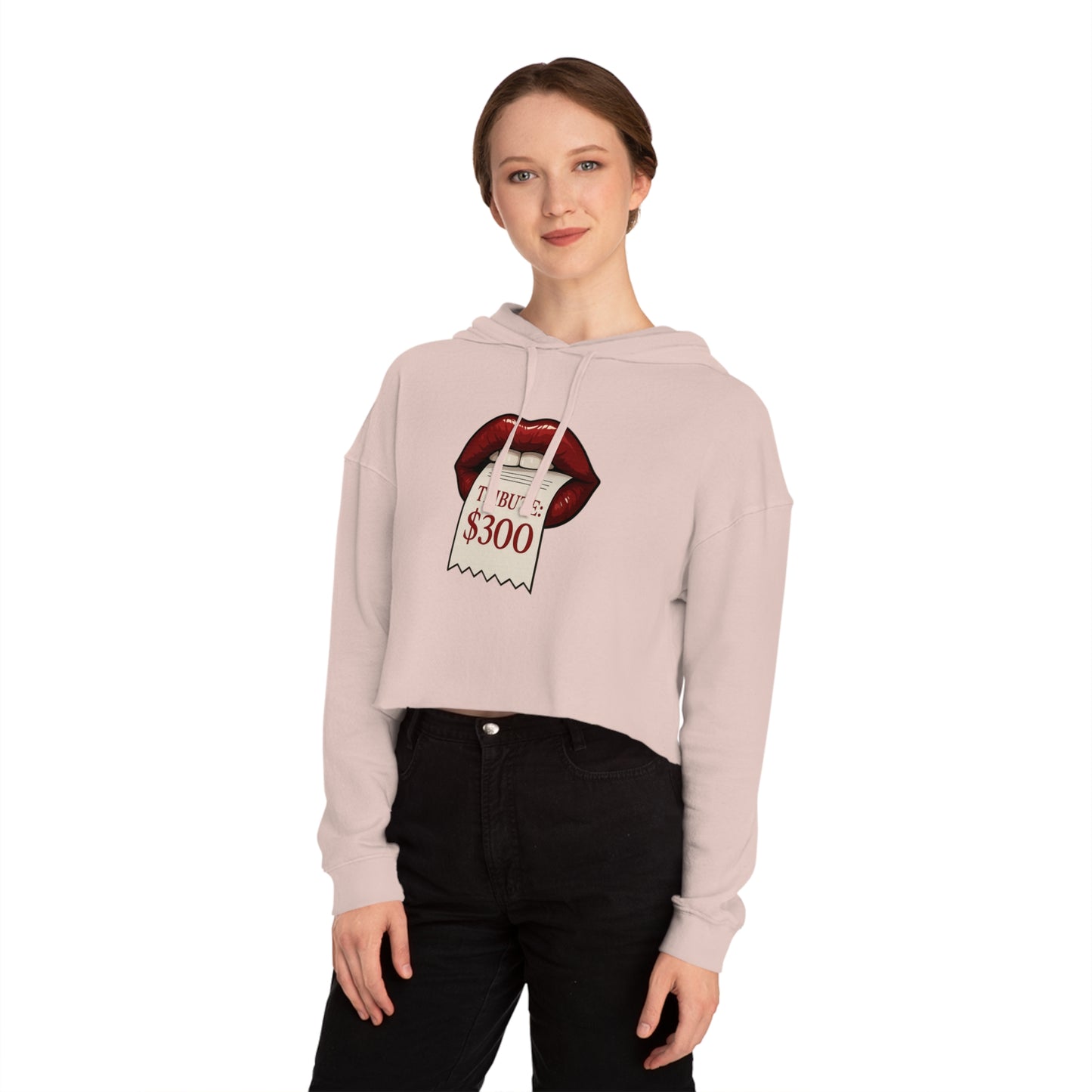 Tribute $300 - Cropped Hooded Sweatshirt