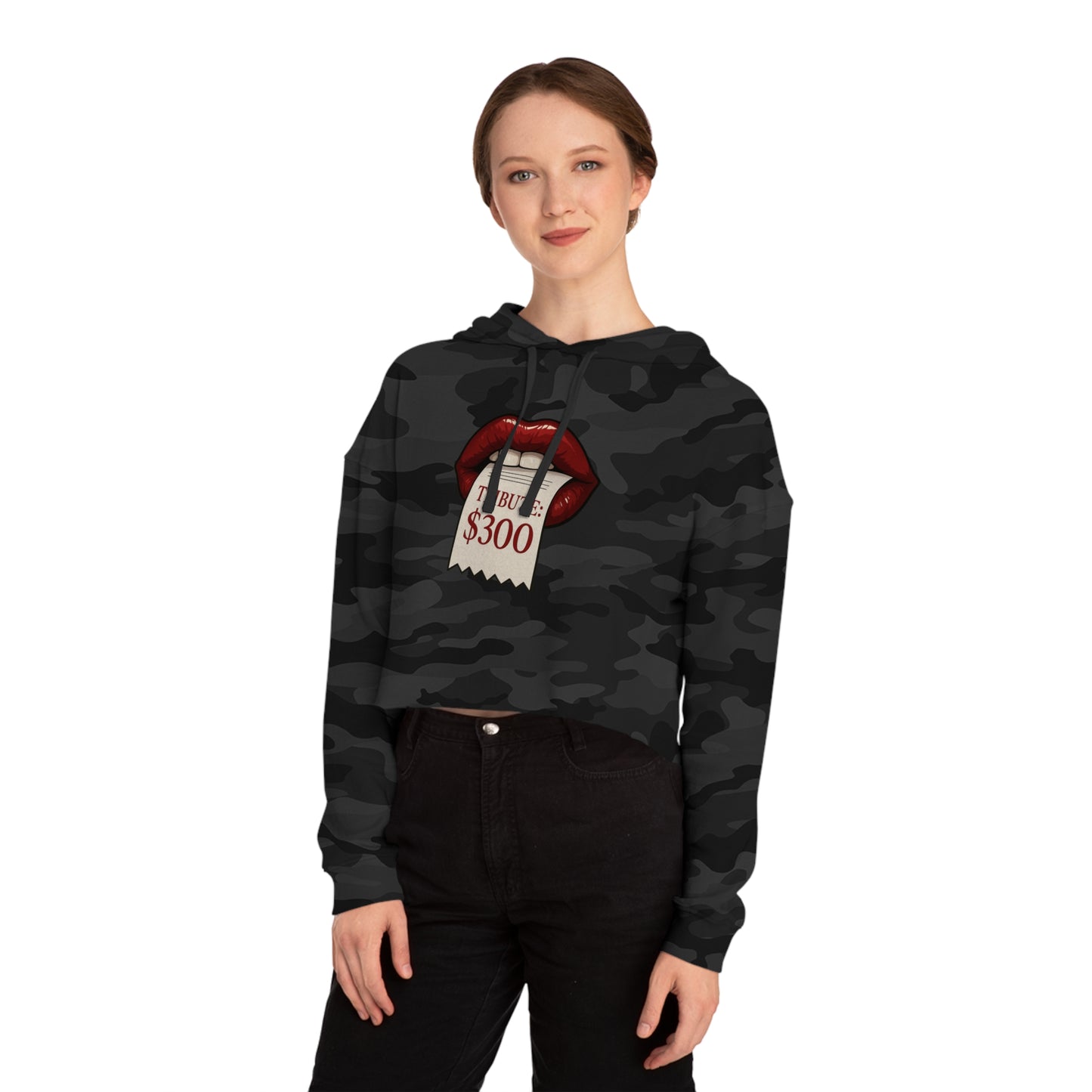 Tribute $300 - Cropped Hooded Sweatshirt