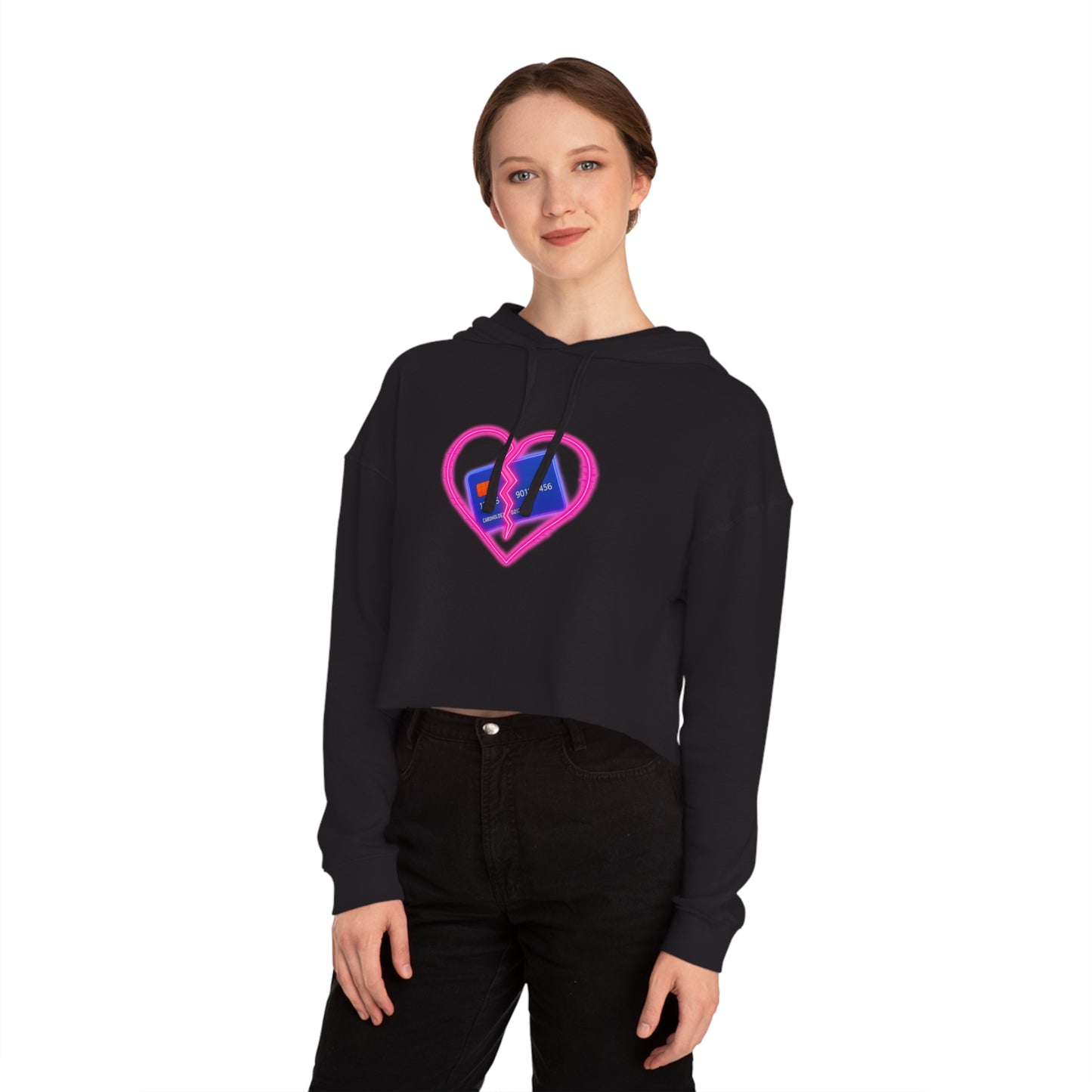 Heartbreaker - Cropped Hooded Sweatshirt