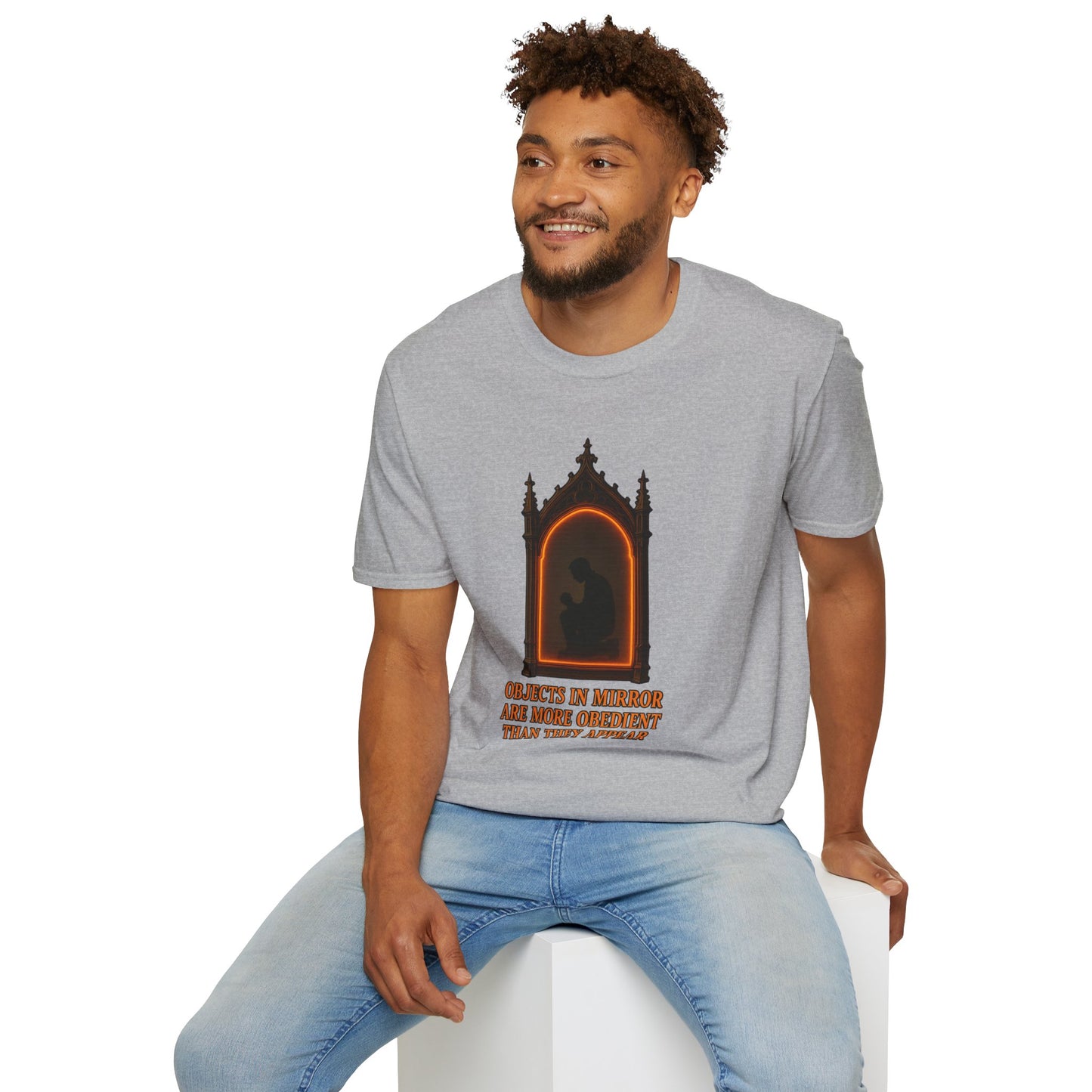 Objects in mirror are more obedient than they appear - Men's Tee