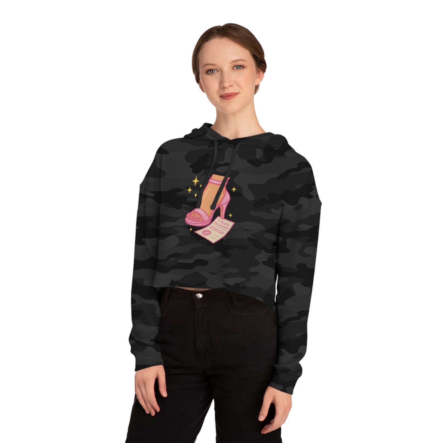 Tribute - Cropped Hooded Sweatshirt