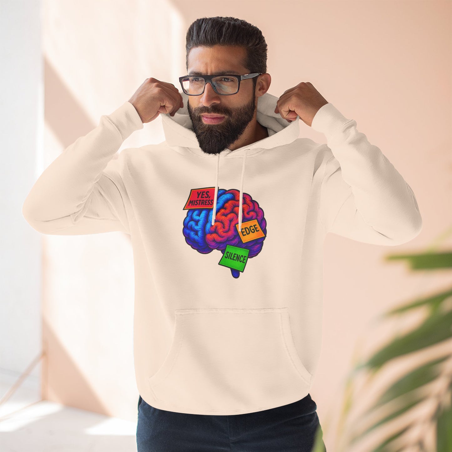 Edge, Silence, Yes Mistress - Men's Hoodie
