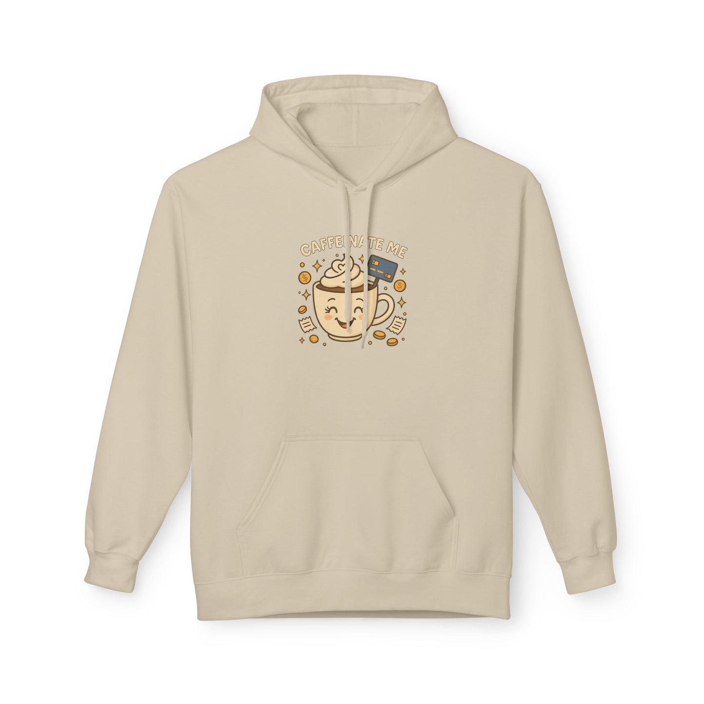 Caffeinate me - Women's comfy fleece hoodie
