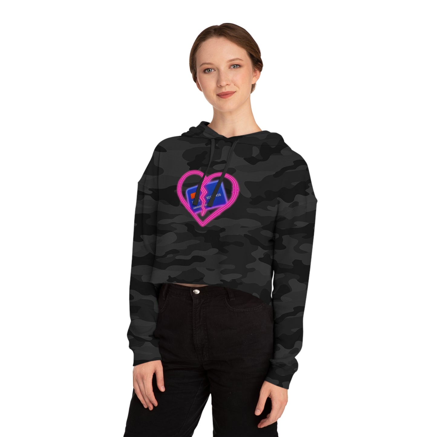 Heartbreaker - Cropped Hooded Sweatshirt