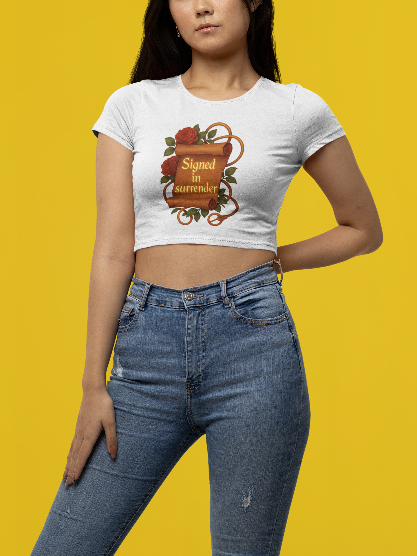 Signed in Surrender - Women's Baby Tee