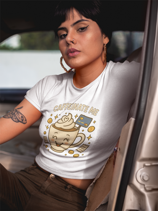 Caffeinate me - Women's Baby Tee