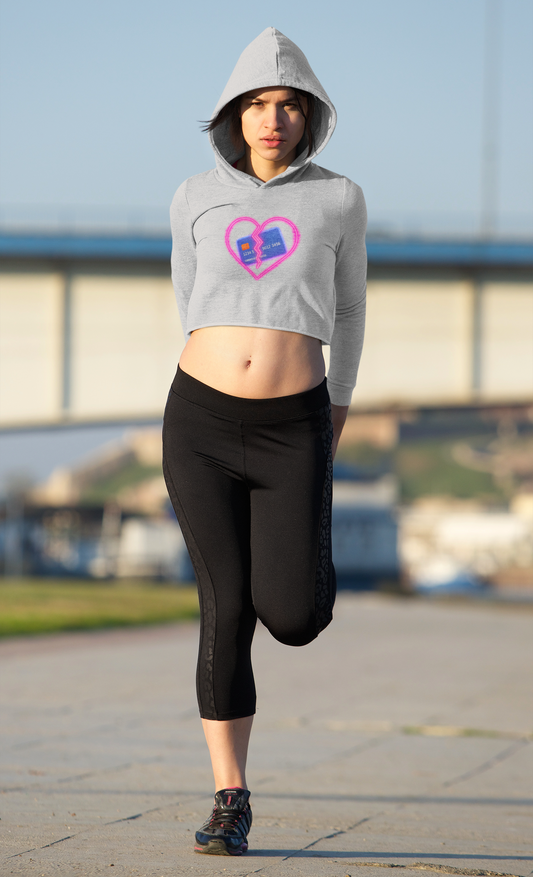Heartbreaker - Cropped Hooded Sweatshirt