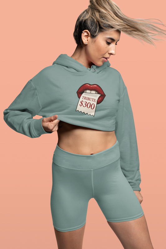 Tribute $300 - Cropped Hooded Sweatshirt