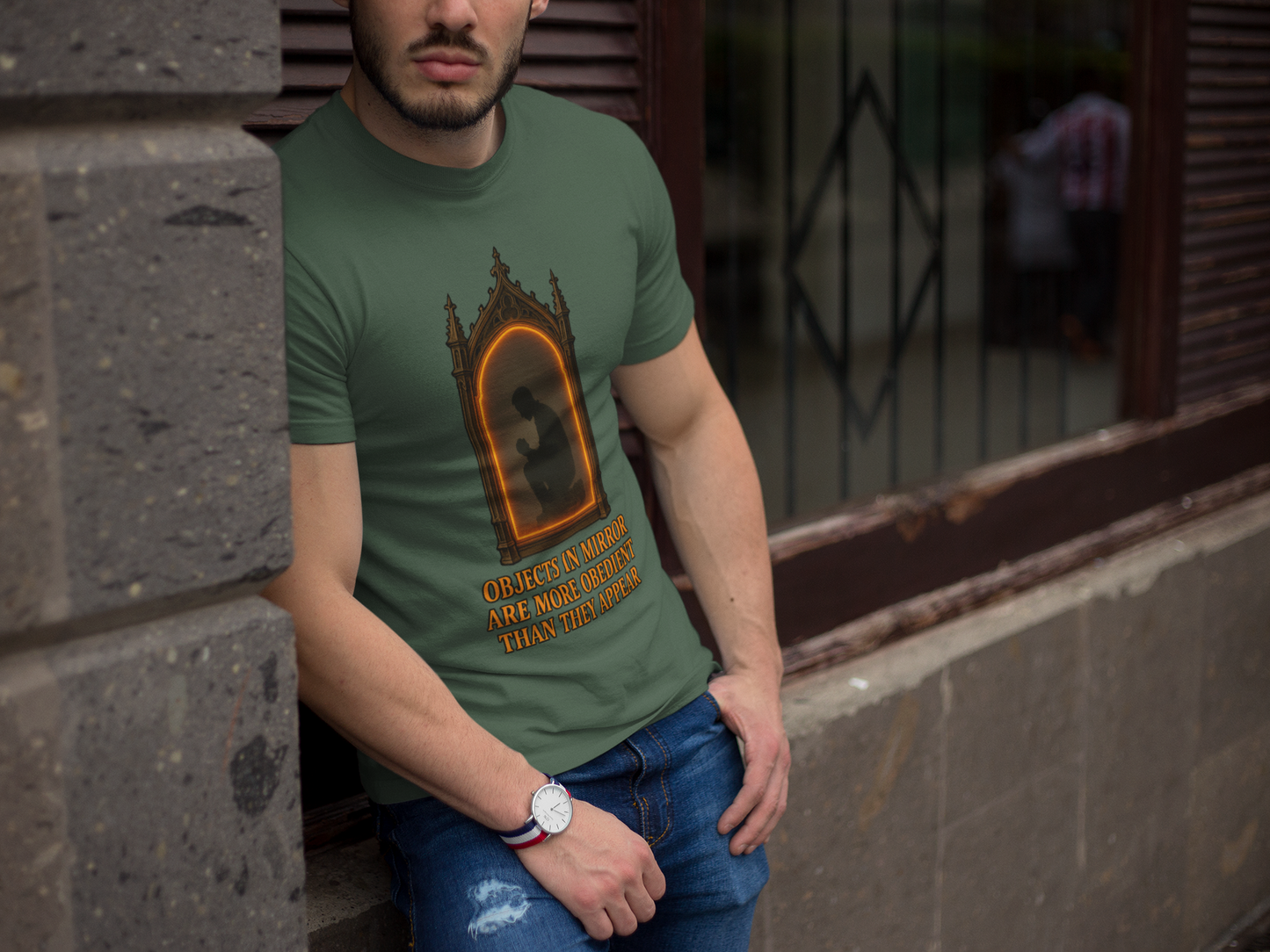 Objects in mirror are more obedient than they appear - Men's Tee
