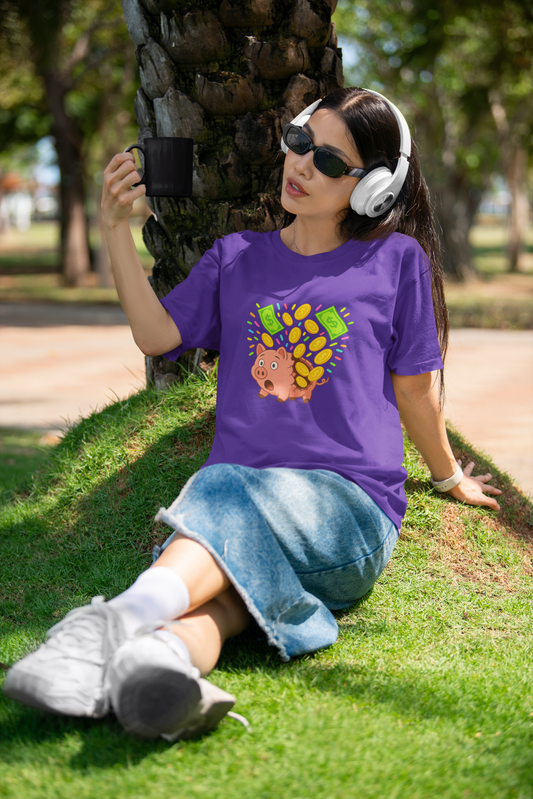 Broken Piggy Bank - Women's Graphic Tee
