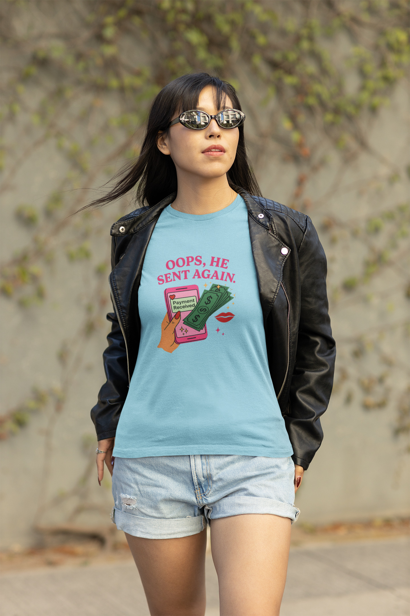 Oops, He Sent Again - Women's Graphic Tee