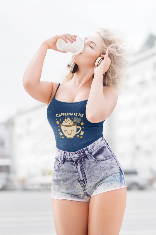 Caffeinate me - Women's Spaghetti Strap Tank Top