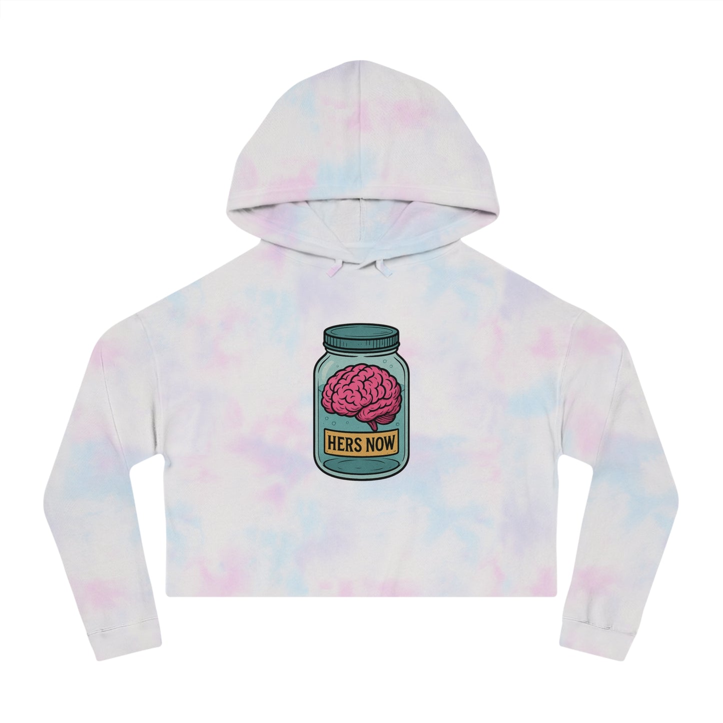 Hers now - Cropped Hooded Sweatshirt
