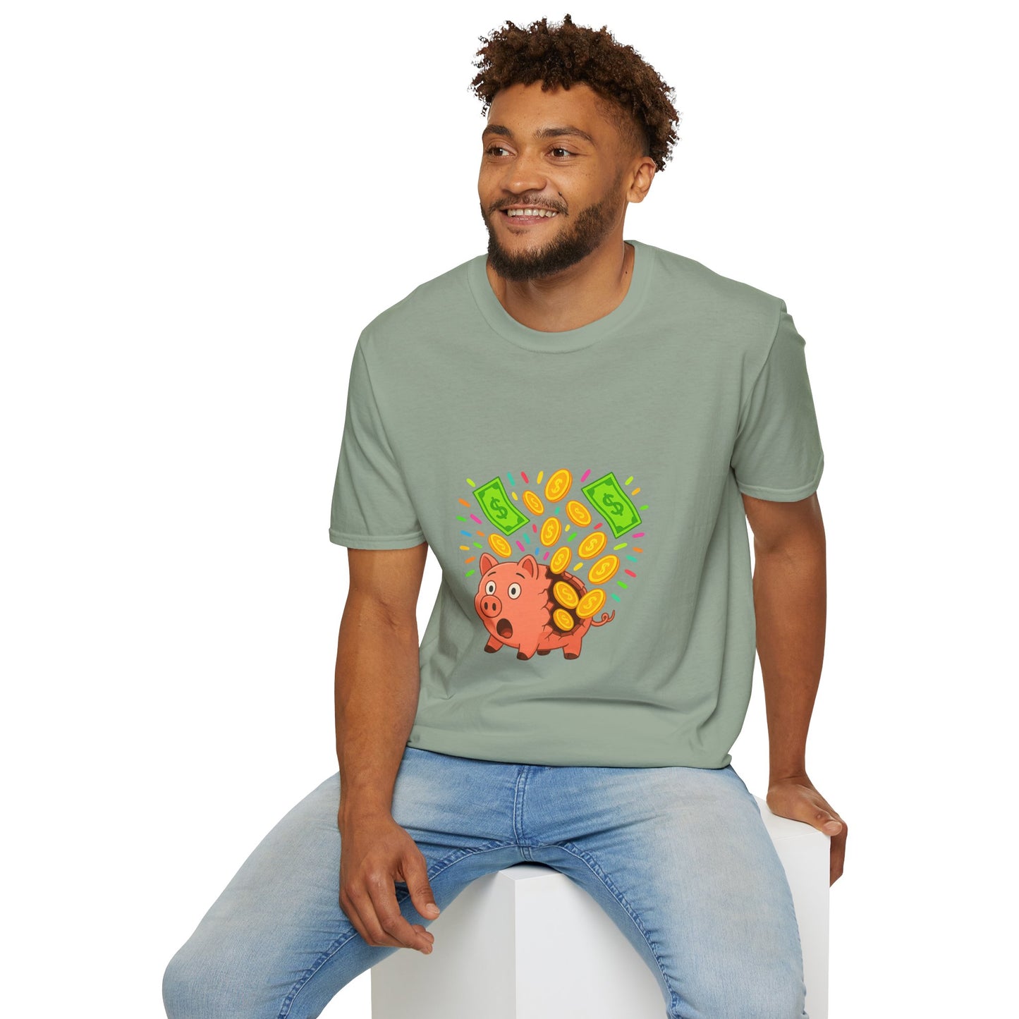 Broken Piggy Bank - Men's Tee